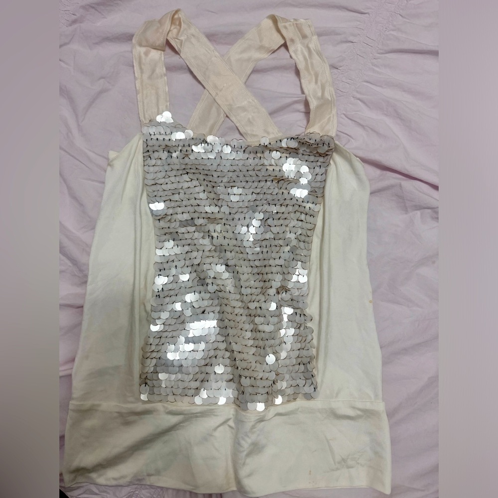 Philosophy by Alberta Ferreti cute top with metal details